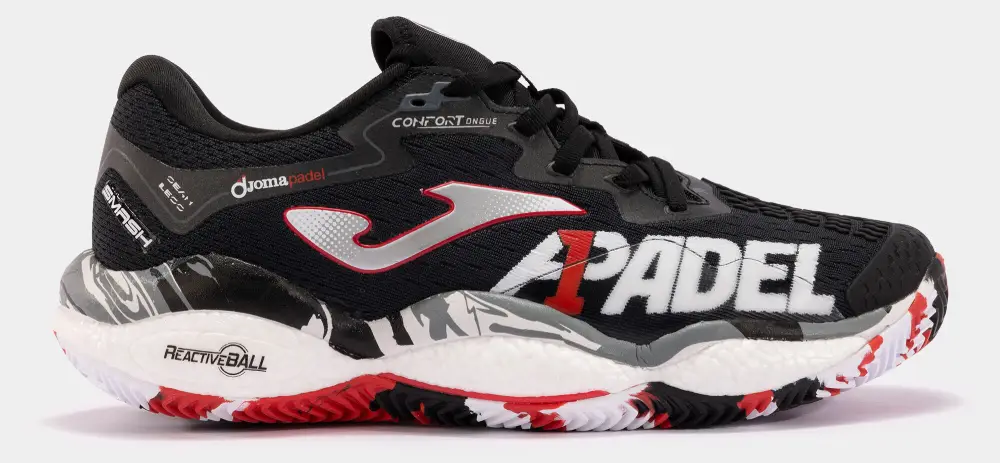 کتونی پدل مردانه جوما مدل Shoes A1 Padel clay unisex black | joma | tsmaw2481c