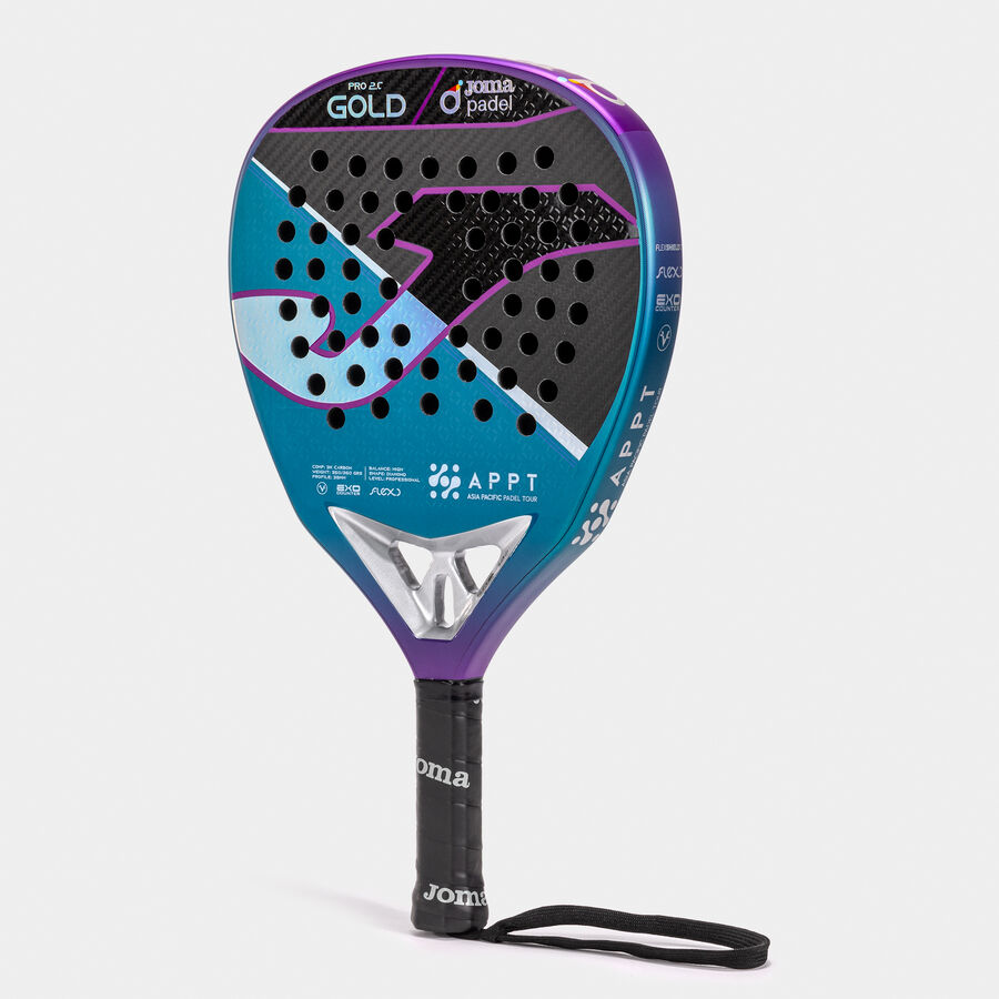 راکت حرفه اي مسابقات پدل جوما مدل APPT Violet Black - Image 2
